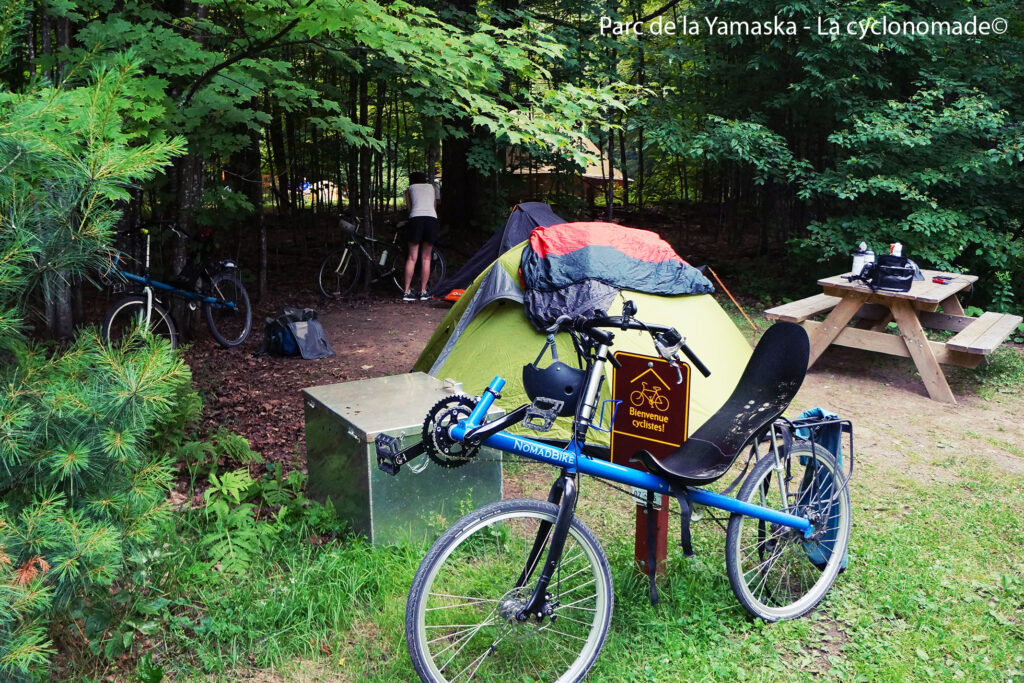 Camping au parc de la Yamaska