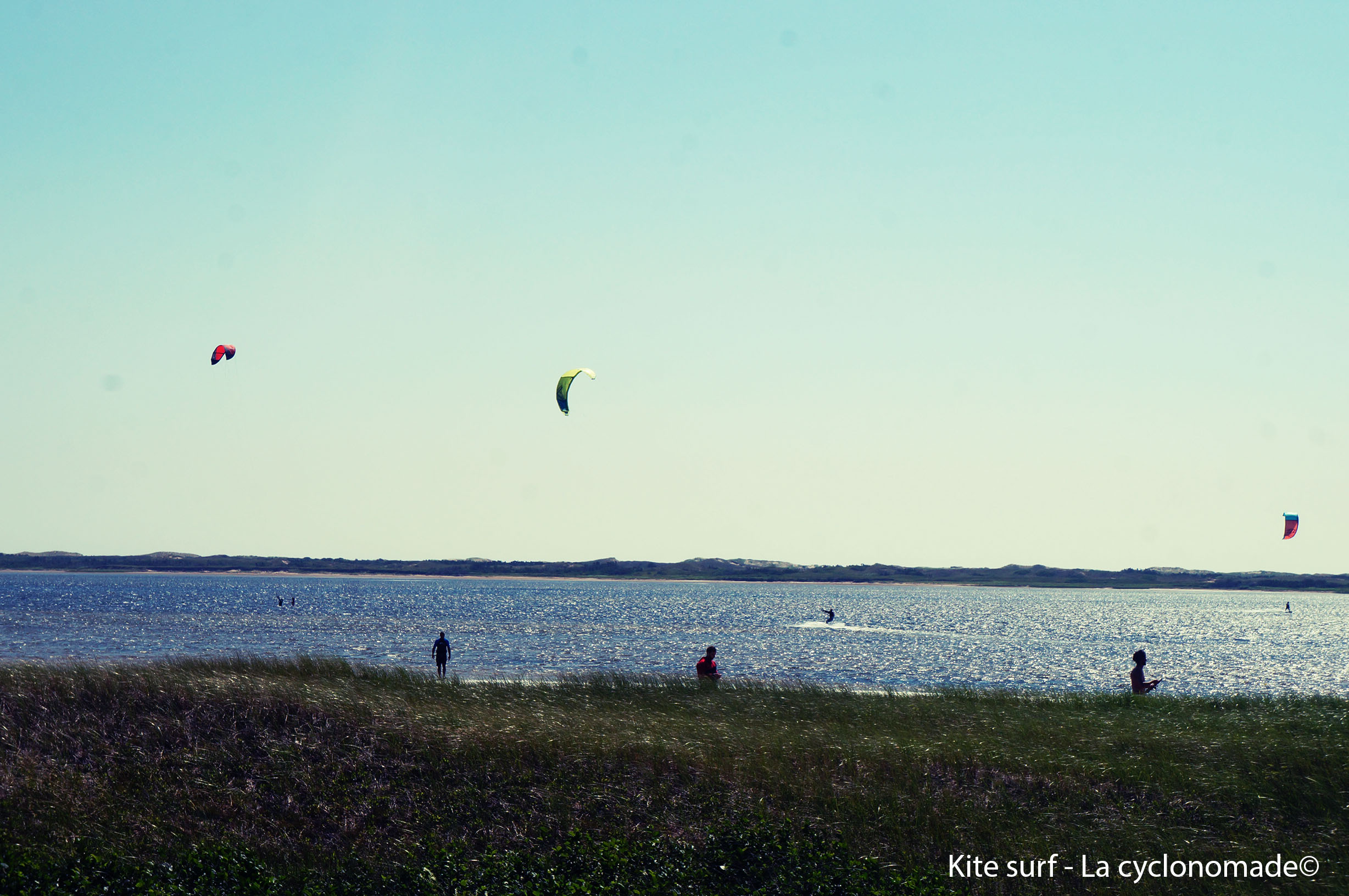 Un endroit idyllique pour le kite surf