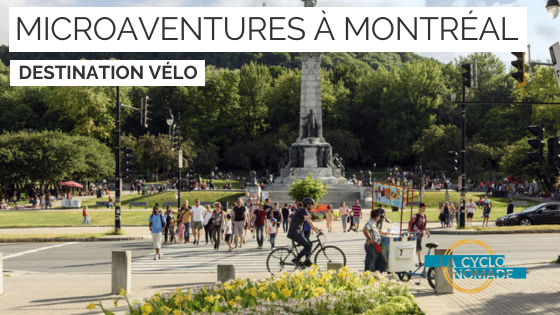 20 idées de microaventures vélo à Montréal