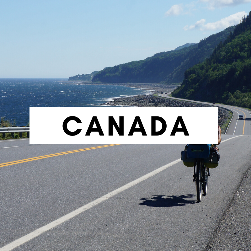 canada à vélo - amérique du nord à vélo - cyclotourisme canada - voyage vélo canada - la cyclonomade