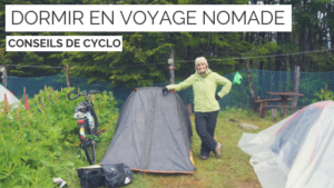Dormir en voyage cyclotourisme - la cyclonomade