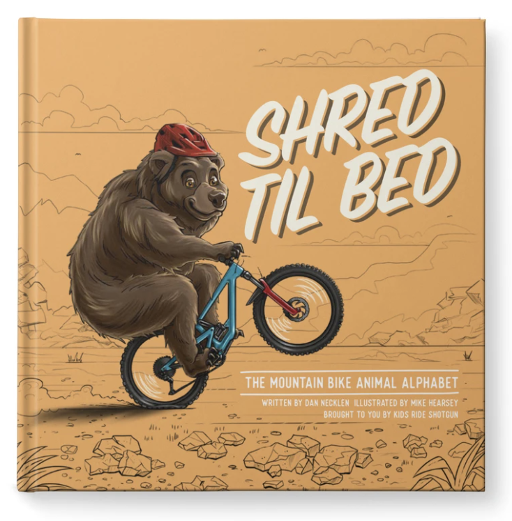 shred til bed - abécédaire du vélo - apprendre à lire vélo - cyclotourisme - livre jeunesse - vélo