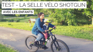 selle vélo enfant - shotgun - cyclotourisme - voyage à vélo - la cyclonomade