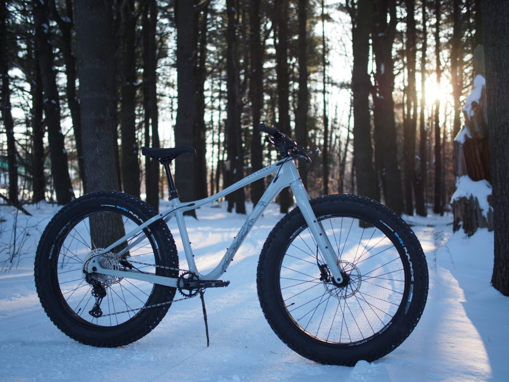 fat bike - vélo d'hiver - cyclotourisme - la cyclonomade