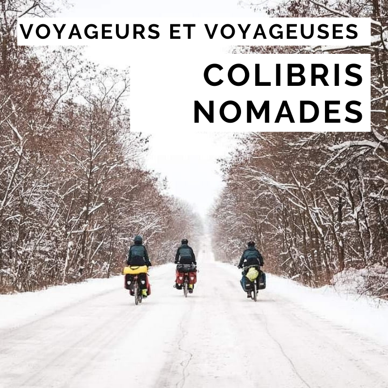 colibris nomades - voyage à vélo - hiver - cyclotourisme - la cyclonomade