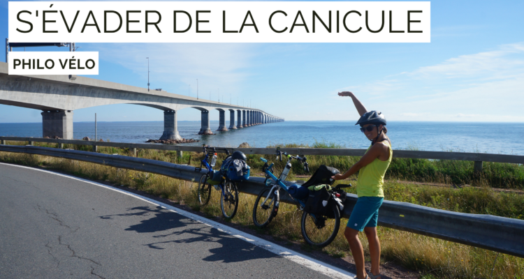 vélo contre canicule - cyclotourisme - voyage à vélo - la cyclonomade - vélo et baignade