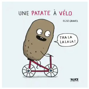 une patate à vélo