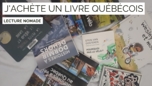 j'achète un livre québécois - voyage vélo - cyclotourisme - livres vélo - livres québécois - la cyclonomade
